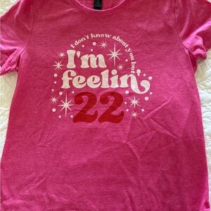Pink Taylor Swift Graphic Tee with Fun Text